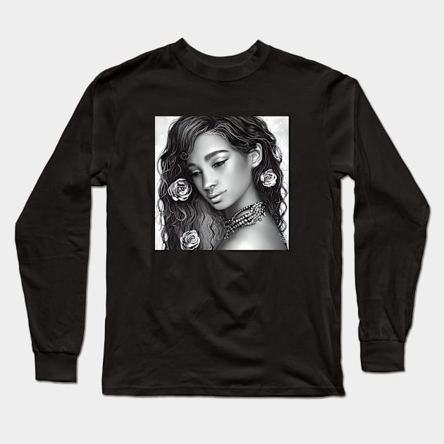 Black Girl Magic Long Sleeve T-Shirt by AnnieDreams